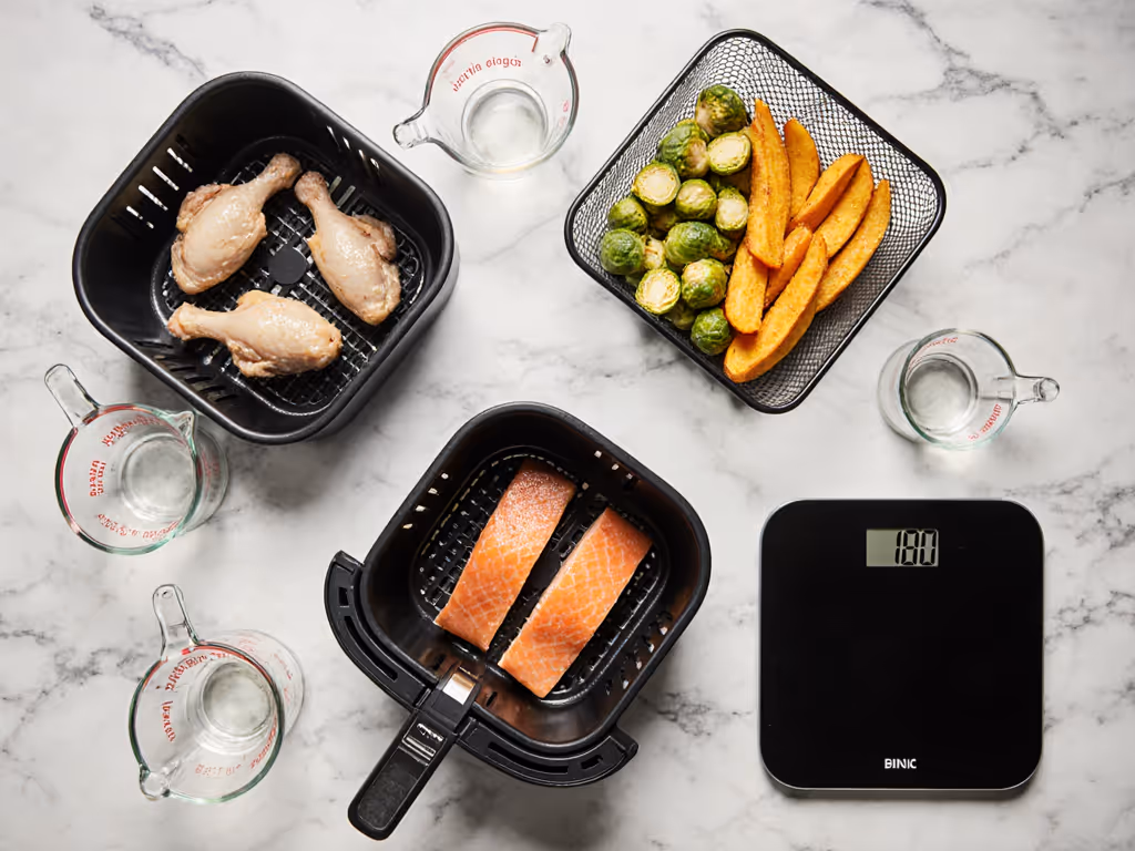 air_fryer_basket_with_measured_food_portions
