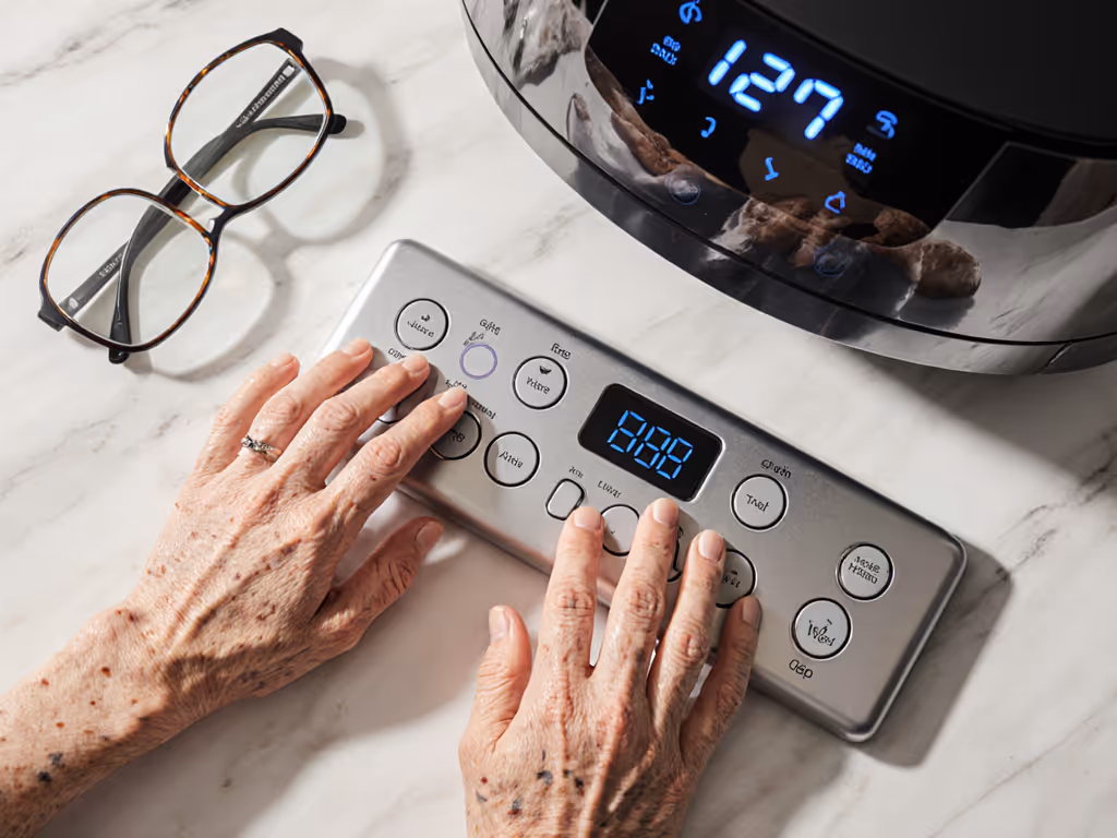 senior-friendly_air_fryer_controls